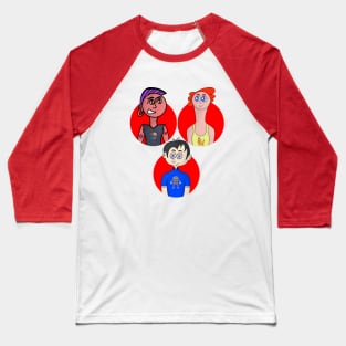 Three Stylish Boys Baseball T-Shirt